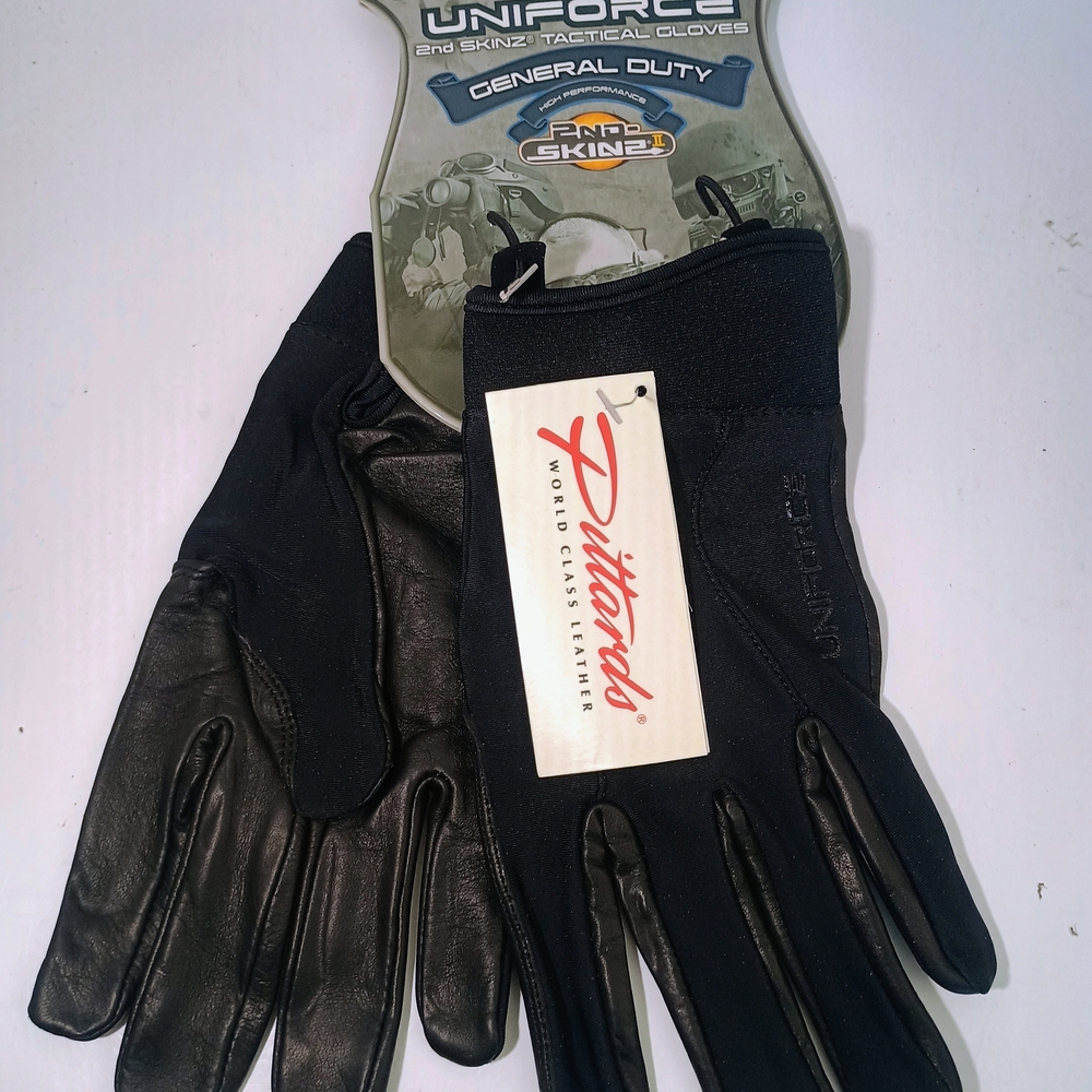 Dittos Black Tactical Leather Gloves